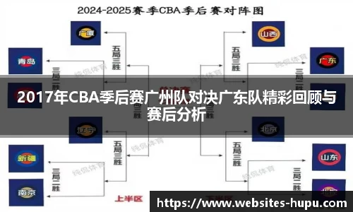 2017年CBA季后赛广州队对决广东队精彩回顾与赛后分析